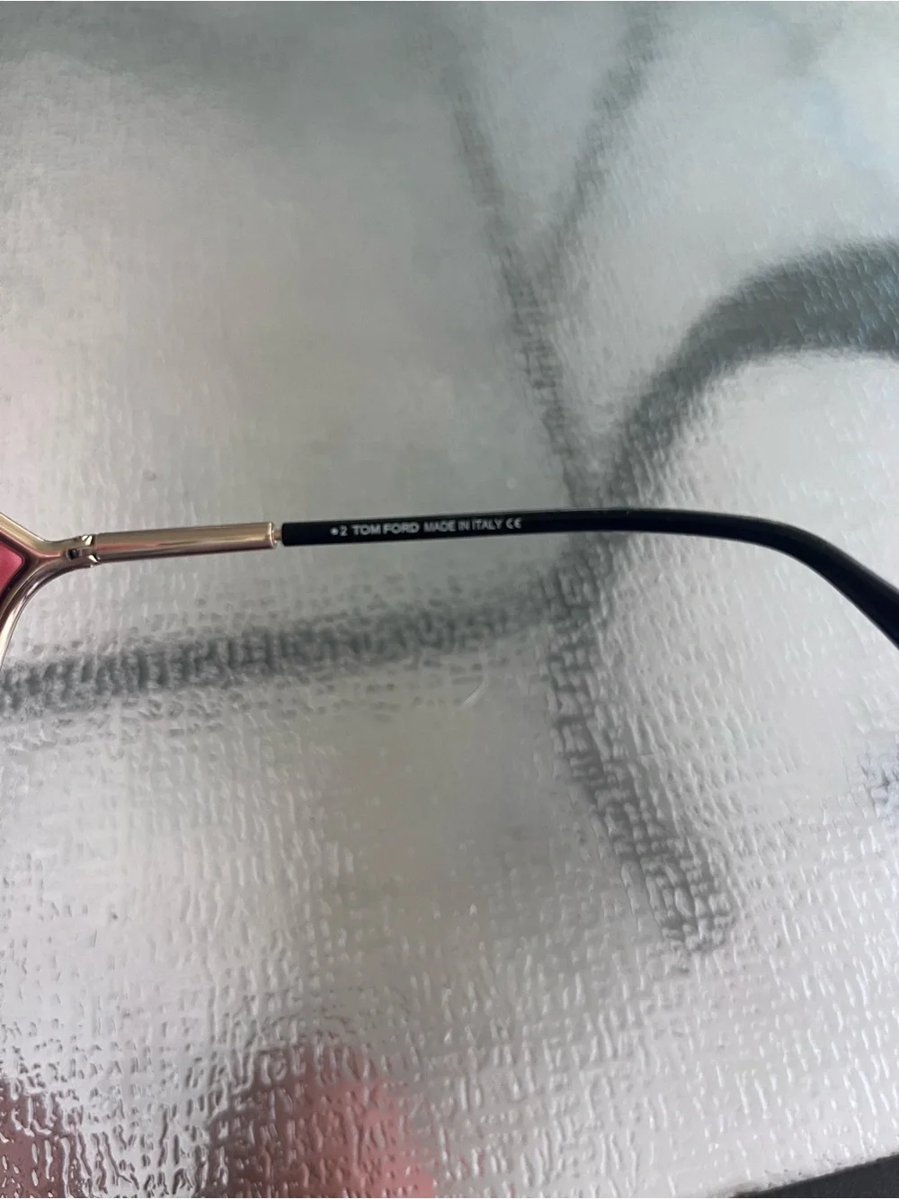Tom Ford Whitney Gold Oversized Sunglasses As Is
